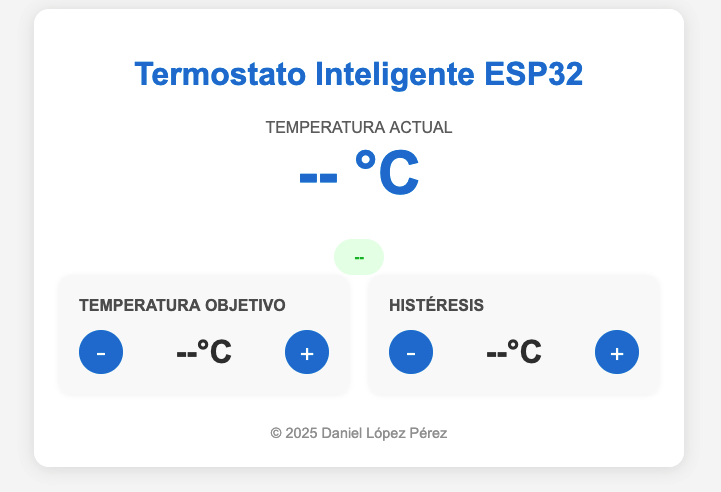 Thermostat Web UI